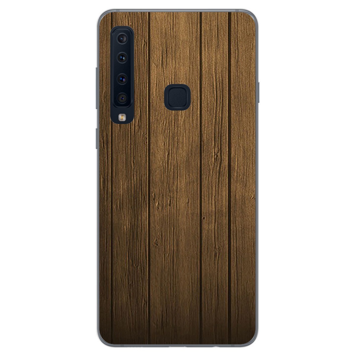 Funda Gel Tpu para Samsung Galaxy A9 (2018) Diseño Madera Dibujos