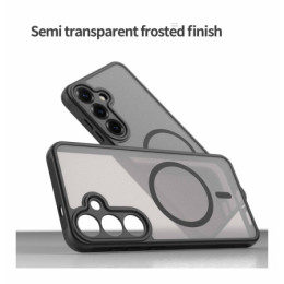 Funda magnética para Samsung Galaxy S26 5G con borde Negro y protección de camara 2