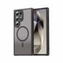 Funda magnética para Samsung Galaxy S25 Ultra 5G con borde Negro y protección de camara