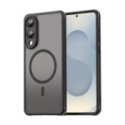 Funda magnética para Samsung Galaxy S25 Edge 5G con borde Negro y protección de camara