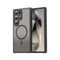 Funda magnética para Samsung Galaxy S23 Ultra 5G con borde Negro y protección de camara