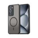 Funda magnética para Xiaomi Redmi 15 4G / 5G con borde Negro y protección de camara