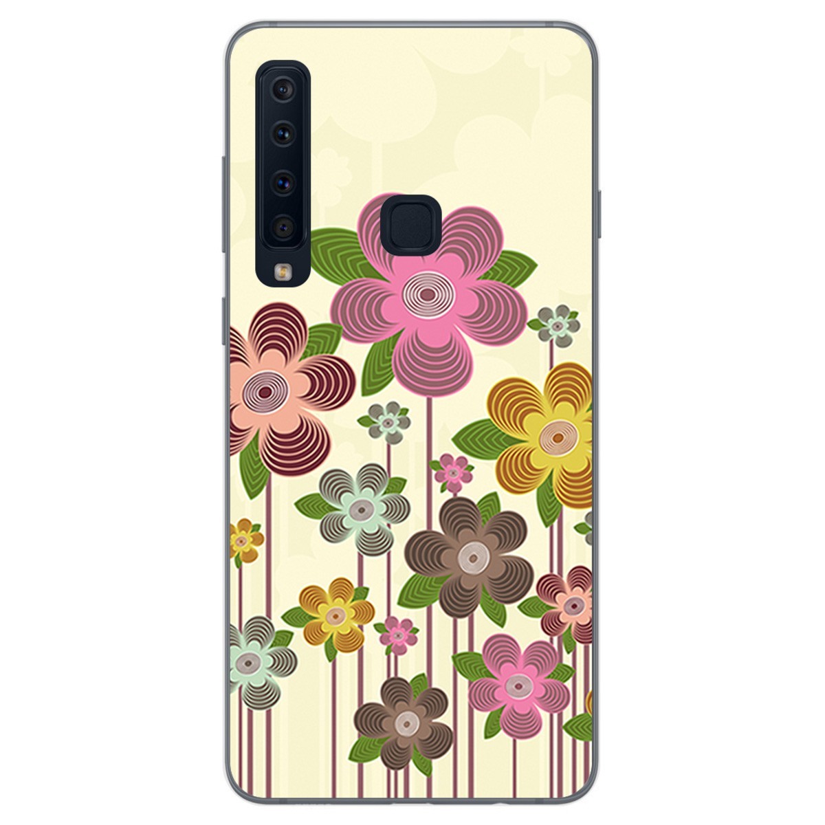 Funda Gel Tpu para Samsung Galaxy A9 (2018) Diseño Primavera En Flor Dibujos