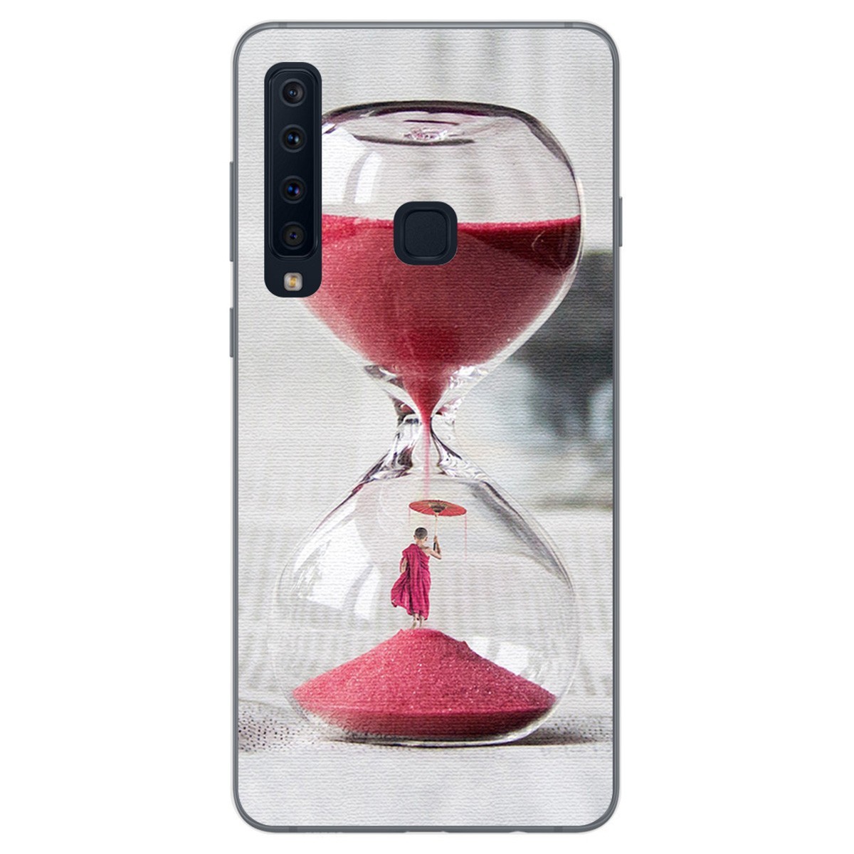 Funda Gel Tpu para Samsung Galaxy A9 (2018) Diseño Reloj Dibujos