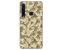 Funda Gel Tpu para Samsung Galaxy A9 (2018) Diseño Sand Camuflaje Dibujos