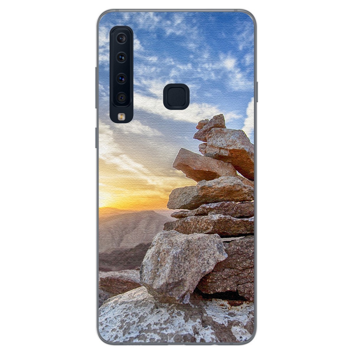 Funda Gel Tpu para Samsung Galaxy A9 (2018) Diseño Sunset Dibujos