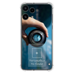 Personaliza tu Funda Silicona AntiGolpes Transparente con tu Fotografía para Nothing Phone 3a Lite 5G Dibujo Personalizada