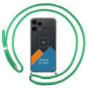 Personaliza tu Funda Colgante Transparente para Nothing Phone 3a Lite 5G con Cordon Verde Agua Dibujo Personalizada