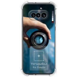 Personaliza tu Funda Silicona AntiGolpes Transparente con tu Fotografía para Nothing Phone 4a 5G Dibujo Personalizada