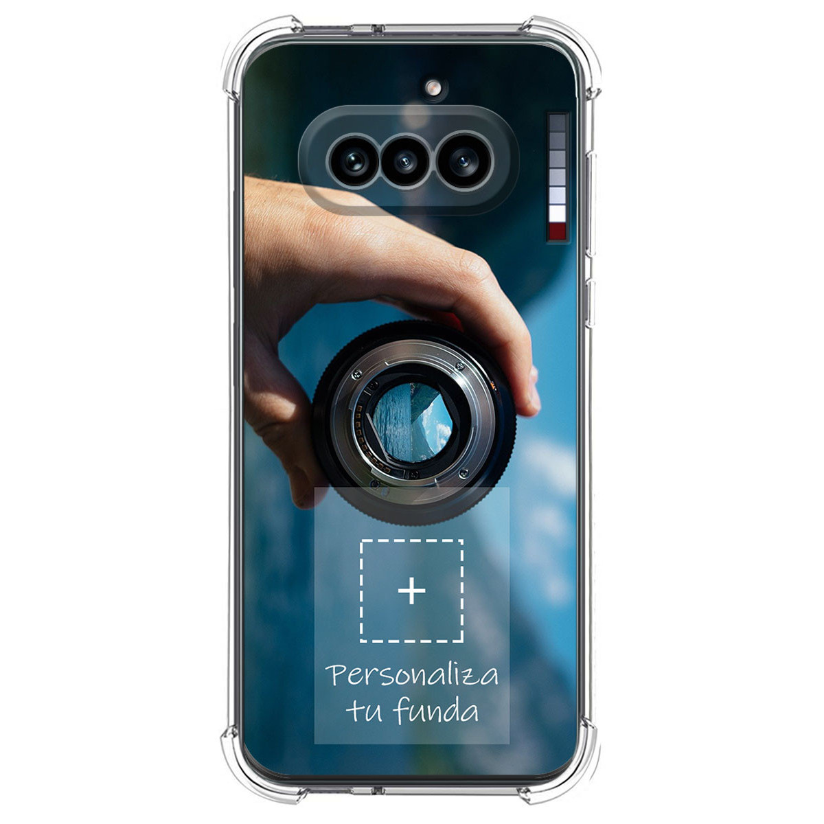Personaliza tu Funda Silicona AntiGolpes Transparente con tu Fotografía para Nothing Phone 4a 5G Dibujo Personalizada