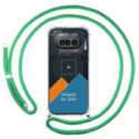 Personaliza tu Funda Colgante Transparente para Nothing Phone 4a 5G con Cordon Verde Agua Dibujo Personalizada