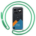 Personaliza tu Funda Colgante Transparente para Nothing Phone 4a Pro 5G con Cordon Verde Agua Dibujo Personalizada