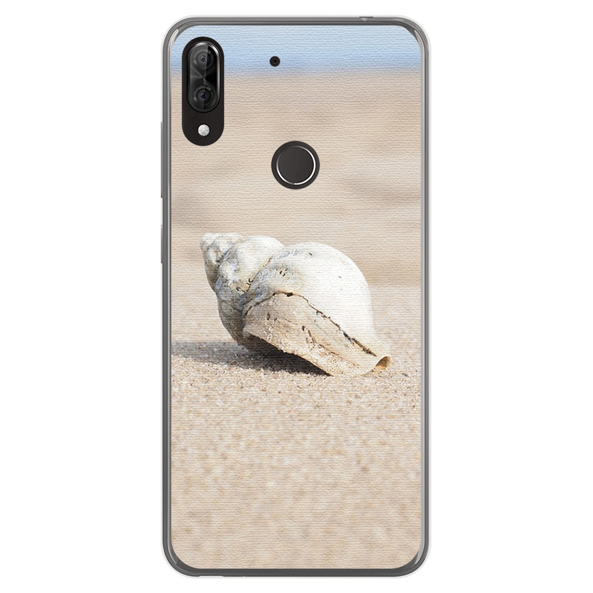 Funda Gel Tpu para Wiko View2 Plus diseño Concha Dibujos