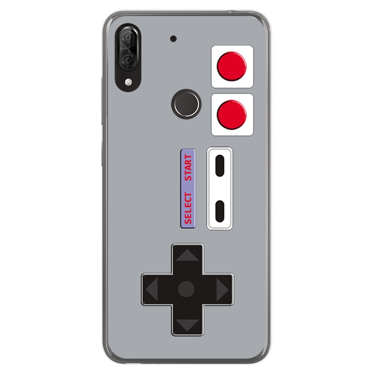 Funda Gel Tpu para Wiko View2 Plus diseño Consola Dibujos