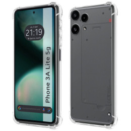 Funda Silicona Antigolpes Transparente para Nothing Phone...