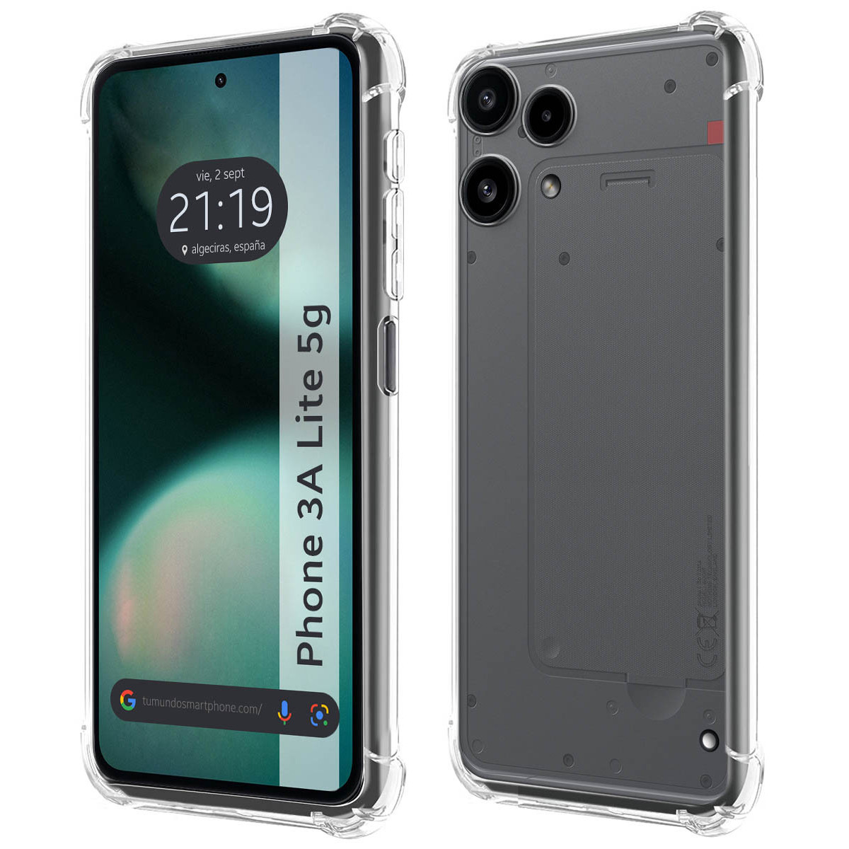 Funda Silicona Antigolpes Transparente para...