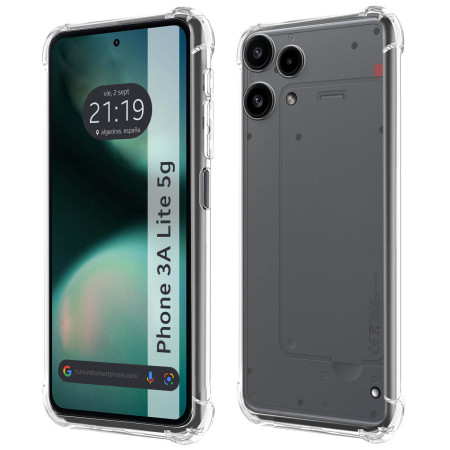 Funda Silicona Antigolpes Transparente para Nothing Phone 3a Lite 5G