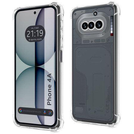Funda Silicona Antigolpes Transparente para Nothing Phone 4a 5G