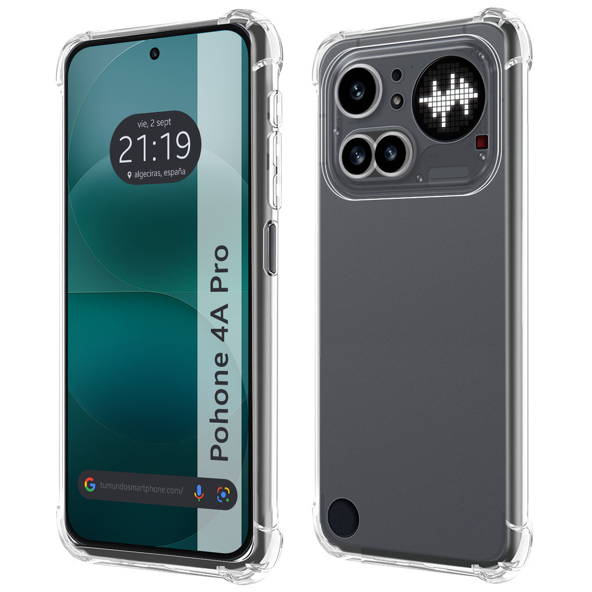 Funda Silicona Antigolpes Transparente para...