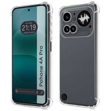 Funda Silicona Antigolpes Transparente para Nothing Phone 4a Pro 5G