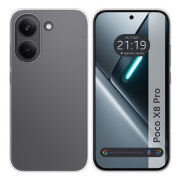 Funda Silicona Gel TPU Transparente para Xiaomi Poco X8...