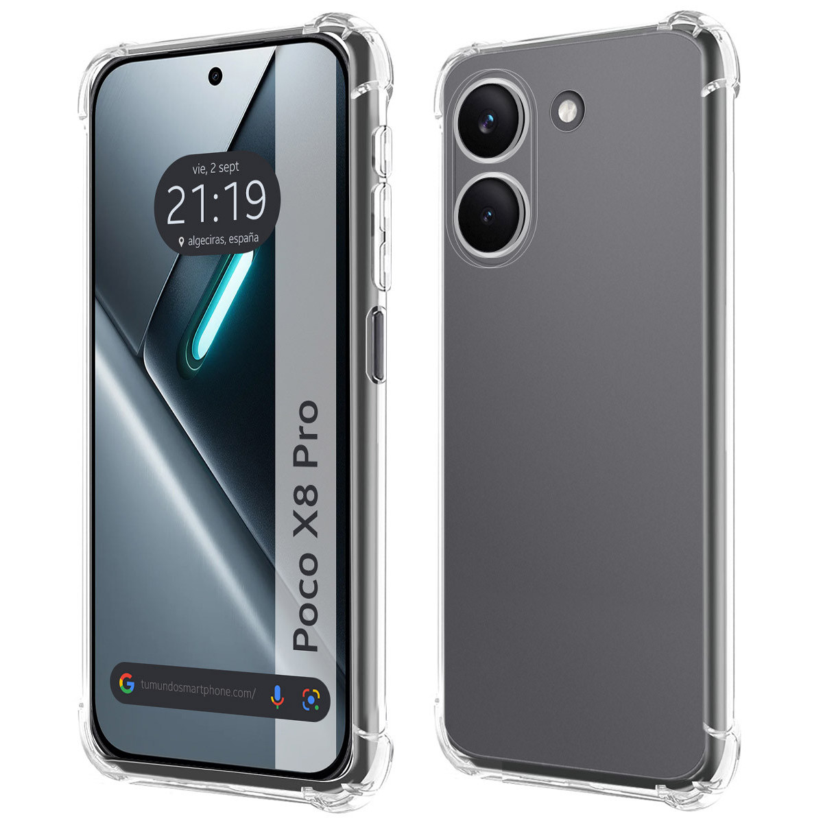 Funda Silicona Antigolpes Transparente para...