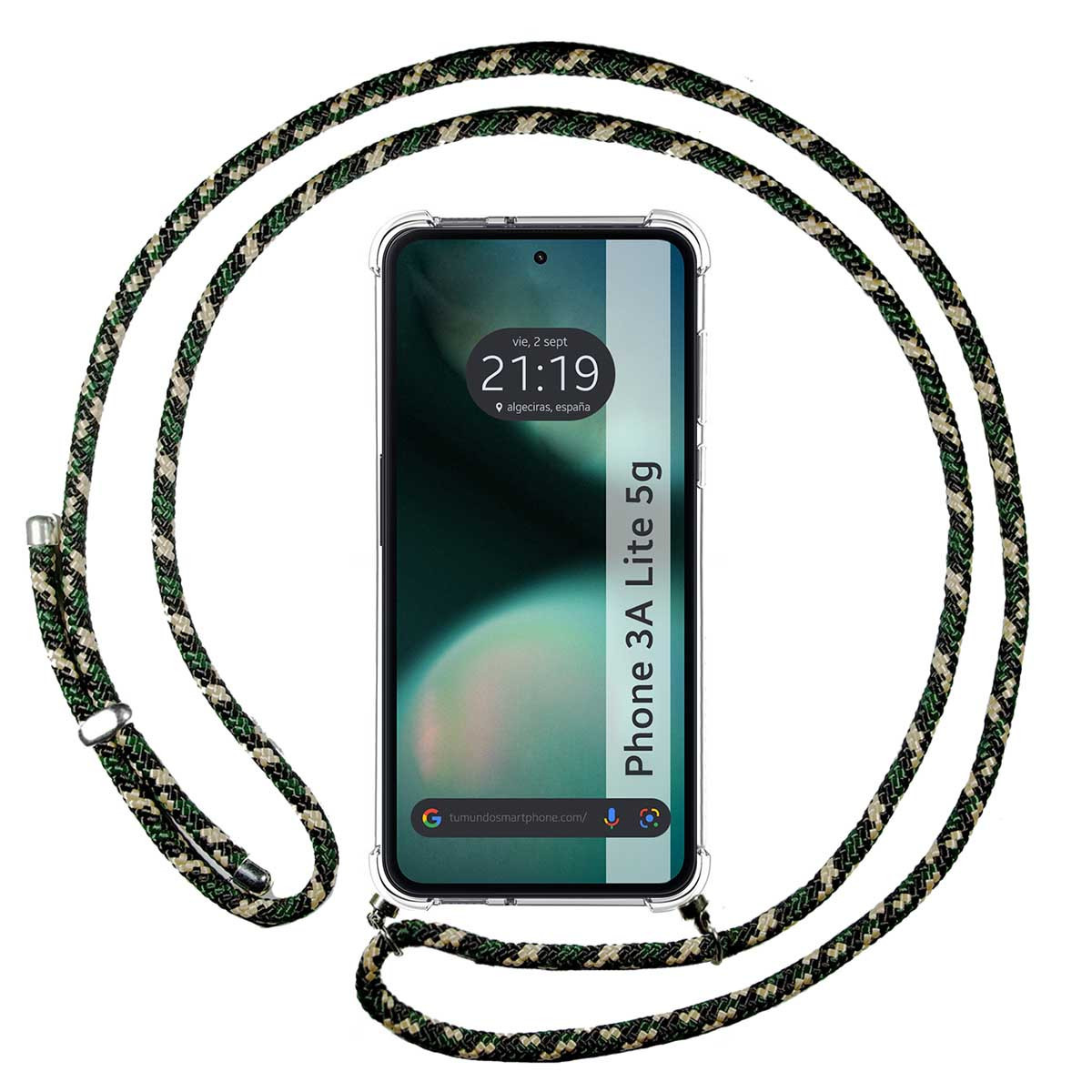 Funda Colgante Transparente para Nothing Phone...