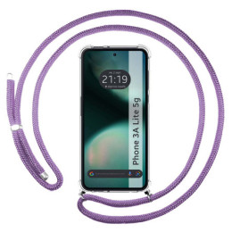 Funda Colgante Transparente para Nothing Phone 3a Lite 5G...