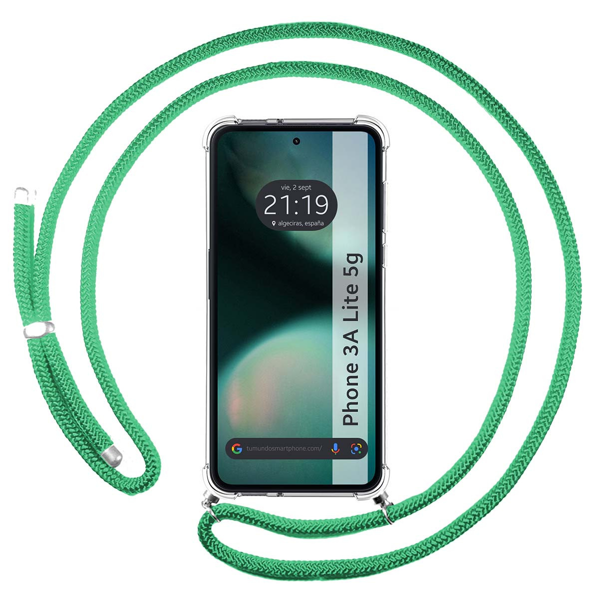 Funda Colgante Transparente para Nothing Phone...