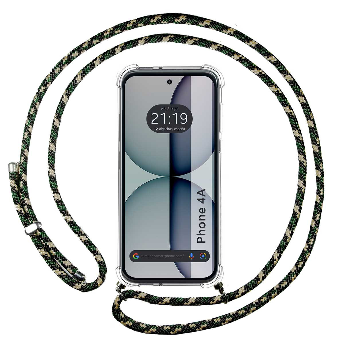 Funda Colgante Transparente para Nothing Phone...