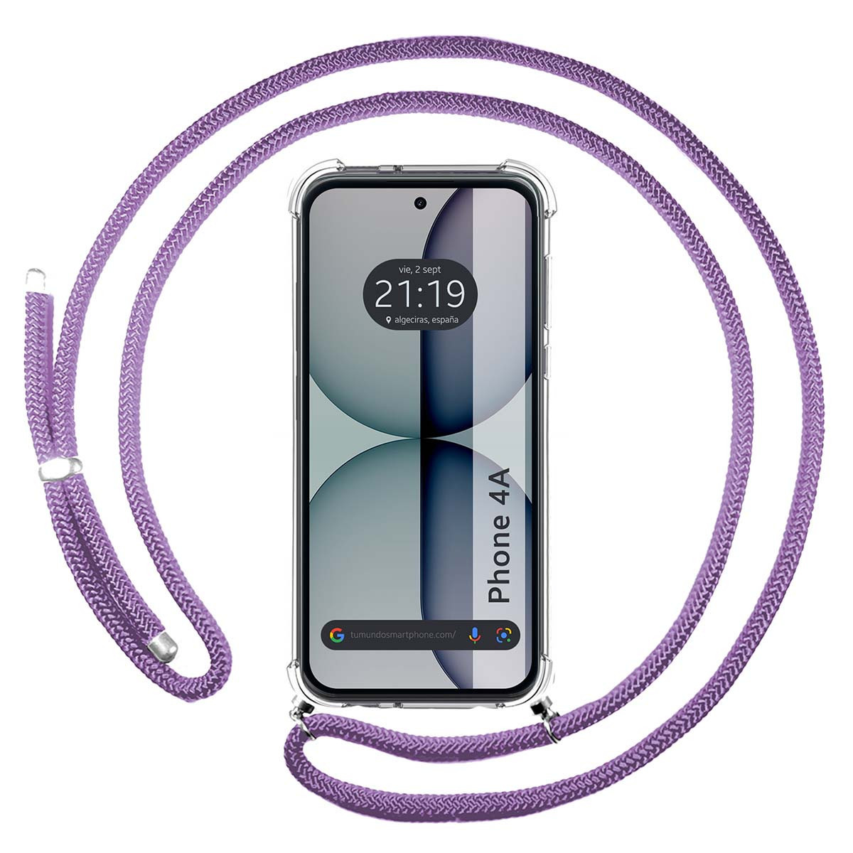 Funda Colgante Transparente para Nothing Phone...