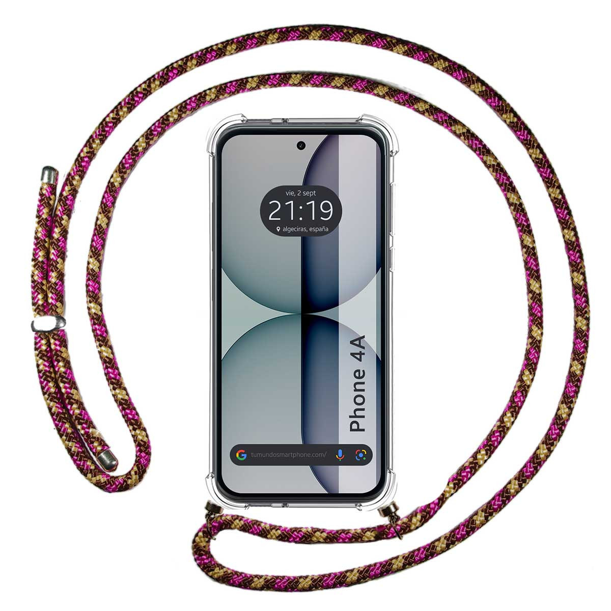 Funda Colgante Transparente para Nothing Phone...