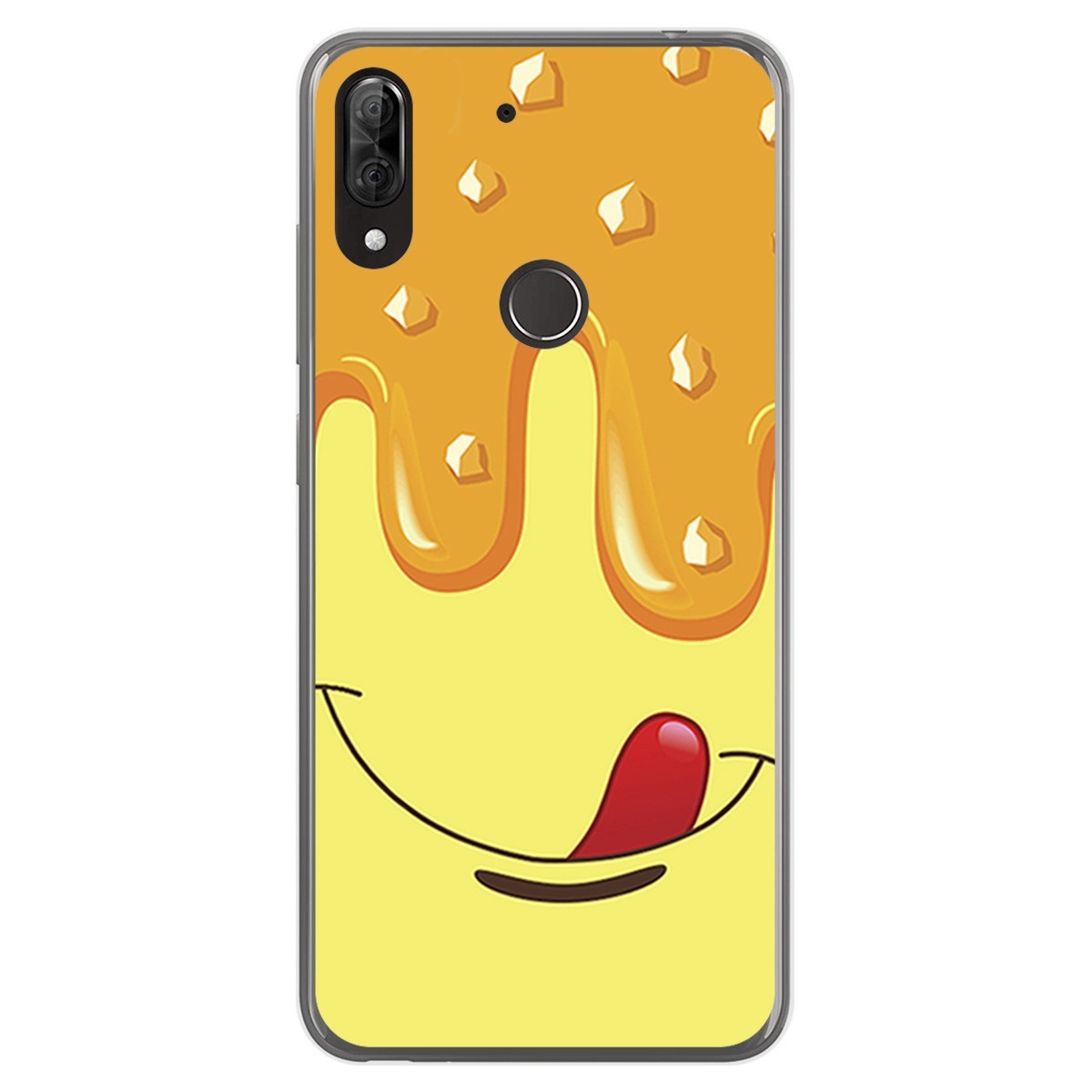 Funda Gel Tpu para Wiko View2 Plus diseño Helado Vainilla Dibujos