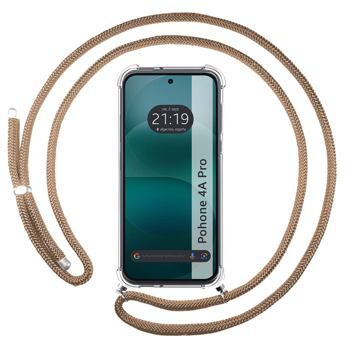 Funda Colgante Transparente para Nothing Phone...