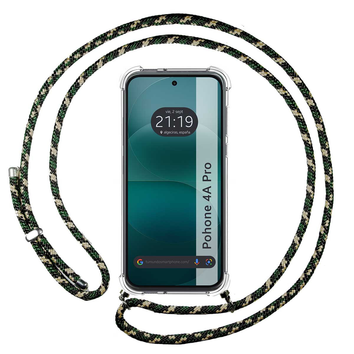 Funda Colgante Transparente para Nothing Phone...