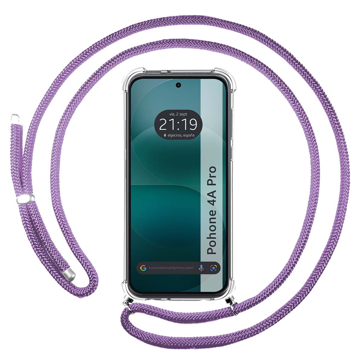 Funda Colgante Transparente para Nothing Phone...