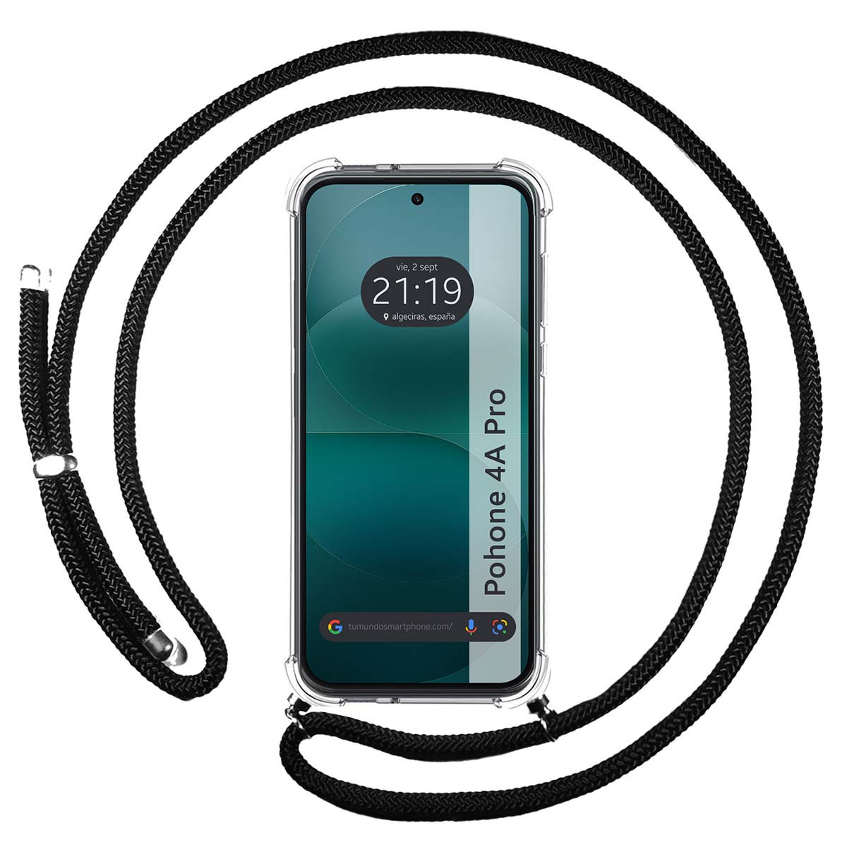 Funda Colgante Transparente para Nothing Phone...