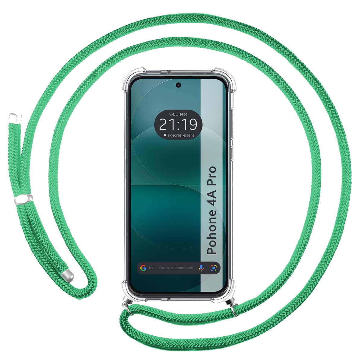 Funda Colgante Transparente para Nothing Phone...