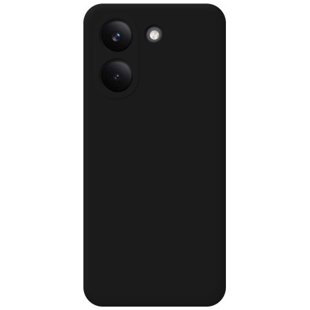 Funda Silicona Líquida Ultra Suave para Xiaomi Poco X8 Pro 5G color Negra