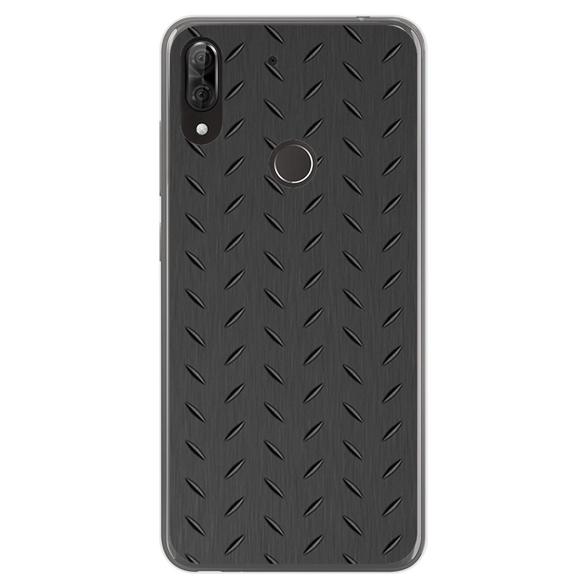 Funda Gel Tpu para Wiko View2 Plus diseño Metal Dibujos