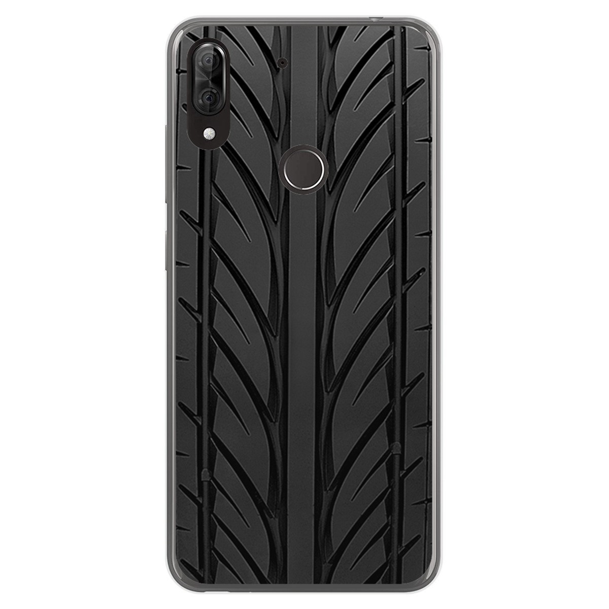 Funda Gel Tpu para Wiko View2 Plus diseño Neumatico Dibujos