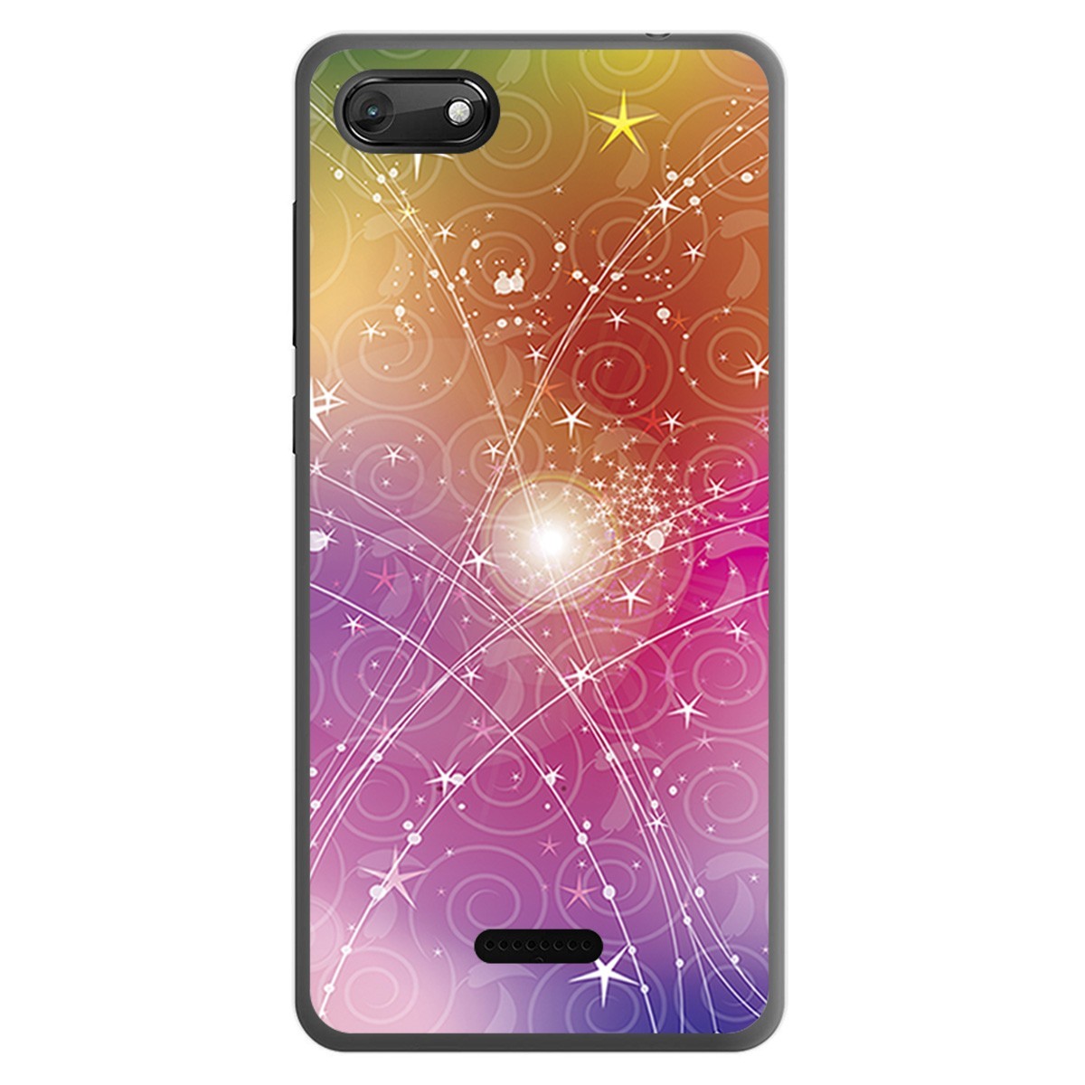 Funda Gel Tpu para Wiko Harry2 diseño Abstracto Dibujos