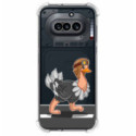 Funda Silicona Antigolpes Transparente para Nothing Phone 4a 5G diseño Avestruz Dibujos