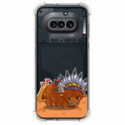 Funda Silicona Antigolpes Transparente para Nothing Phone 4a 5G diseño Bufalo Dibujos