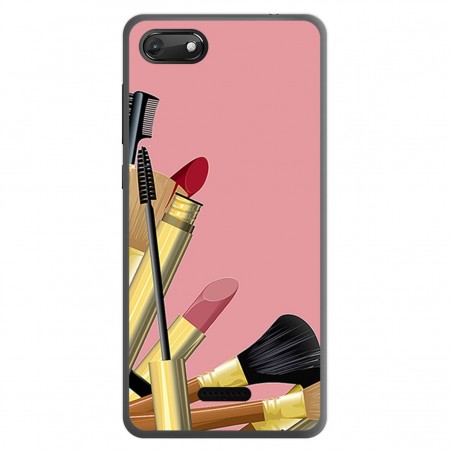 Funda Gel Tpu para Wiko Harry2 diseño Brochas Dibujos