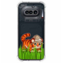 Funda Silicona Antigolpes Transparente para Nothing Phone 4a 5G diseño Tigre Dibujos