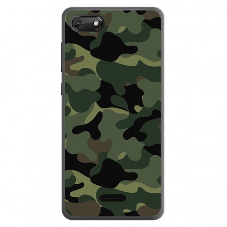 Funda Gel Tpu para Wiko Harry2 diseño Camuflaje Dibujos
