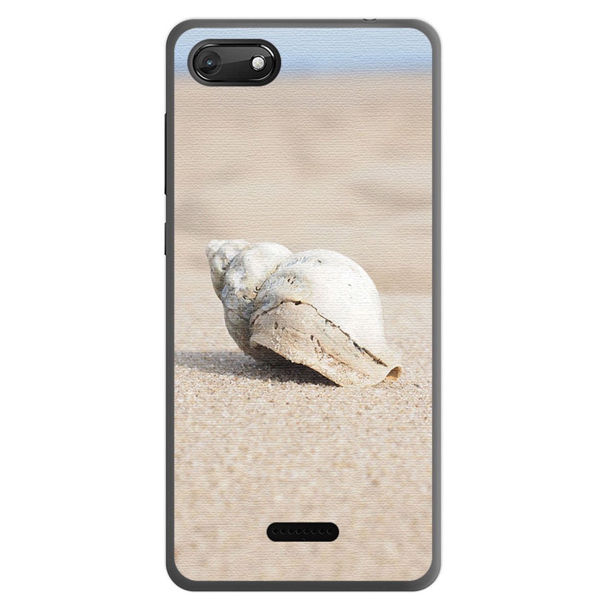 Funda Gel Tpu para Wiko Harry2 diseño Concha Dibujos