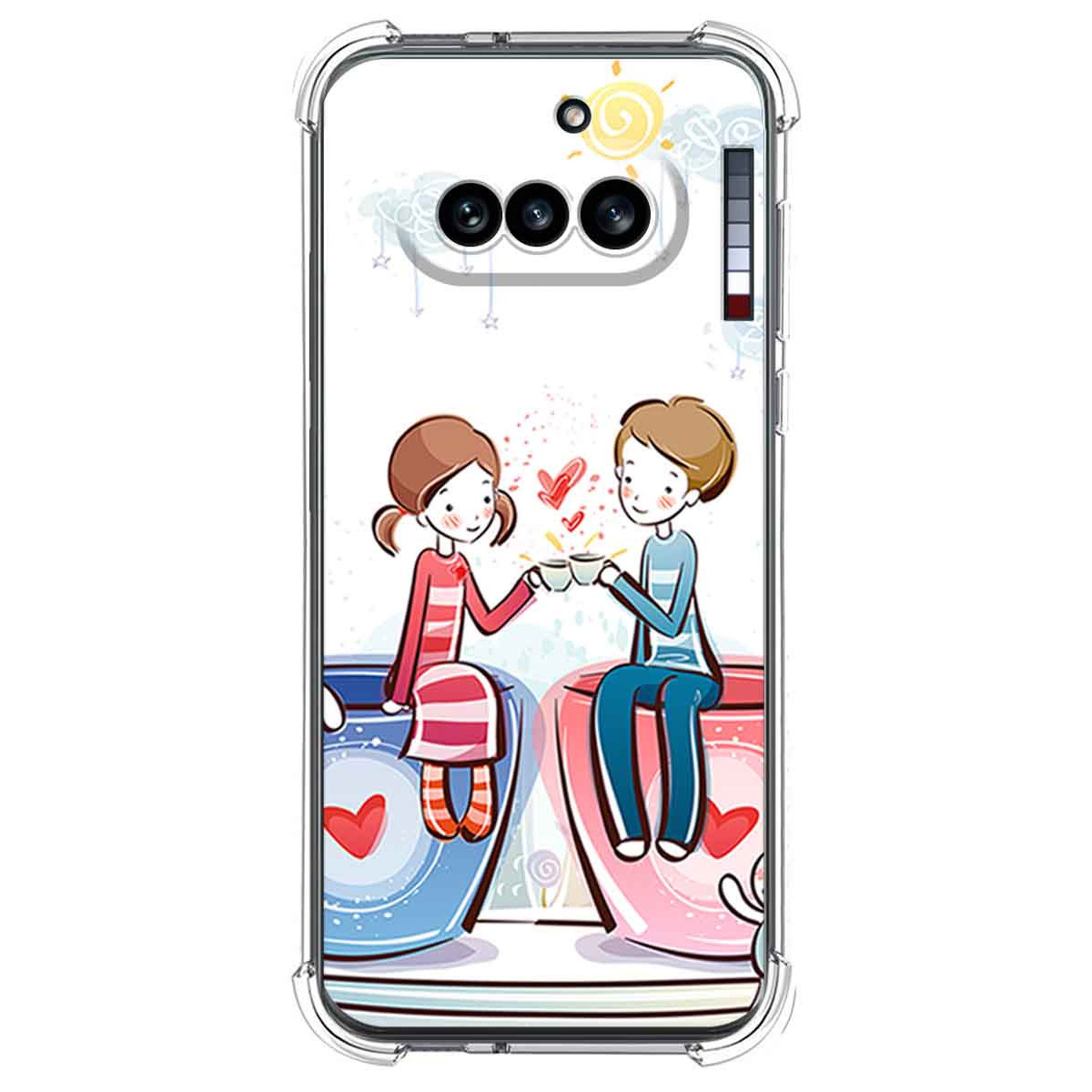 Funda Silicona Antigolpes para Nothing Phone 4a...