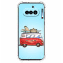 Funda Silicona Antigolpes para Nothing Phone 4a 5G diseño Furgoneta Dibujos